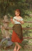 Emile Munier Contemplation painting